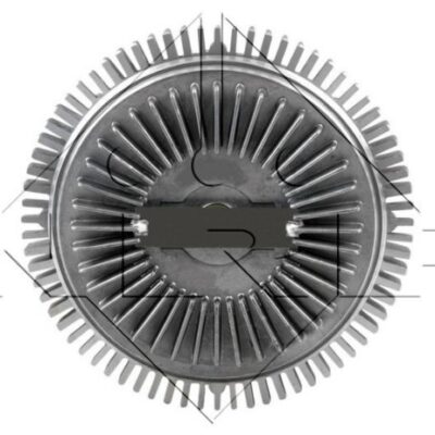 Circular metal rotor with evenly spaced radial blades; a mechanical turbine component photographed head-on.