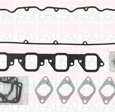 Engine gasket set including valve cover gasket, intake manifold gasket, smaller port gaskets, and seals/bolts